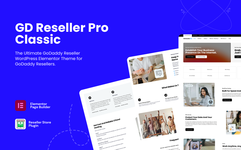 GD Reseller Pro - Classic | GoDaddy viszonteladói WordPress téma