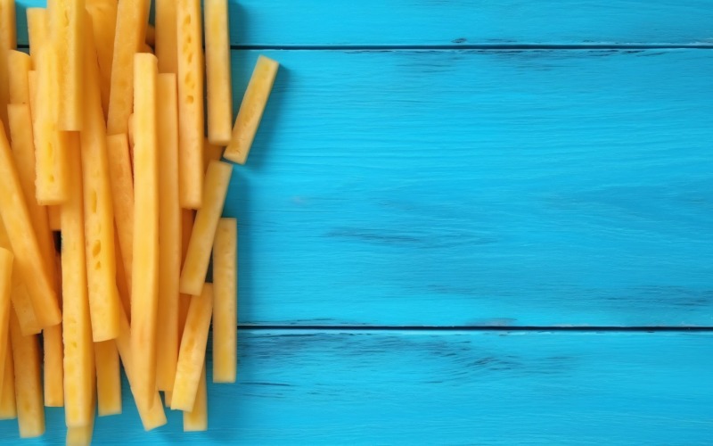 Popsicle à l'ananas sur fond en bois concept de fruits d'été 280