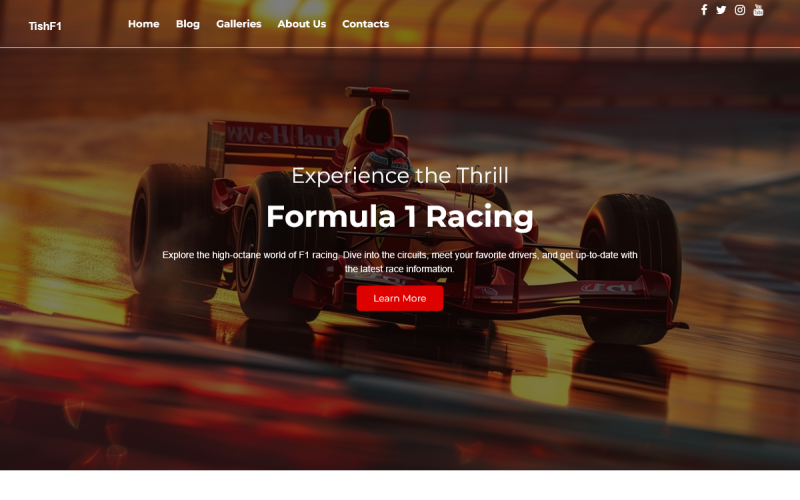 TishF1 - F1 WordPress-thema