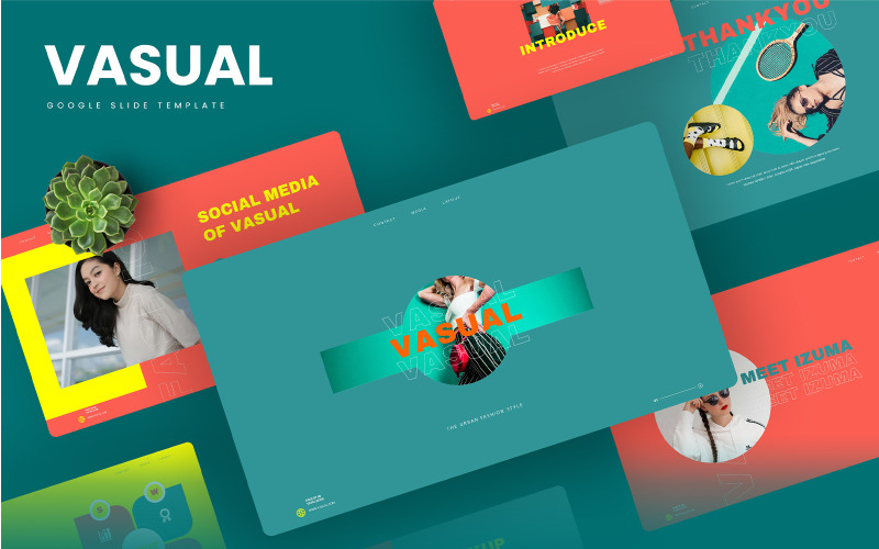 Vasual – městská móda Google Slides Template