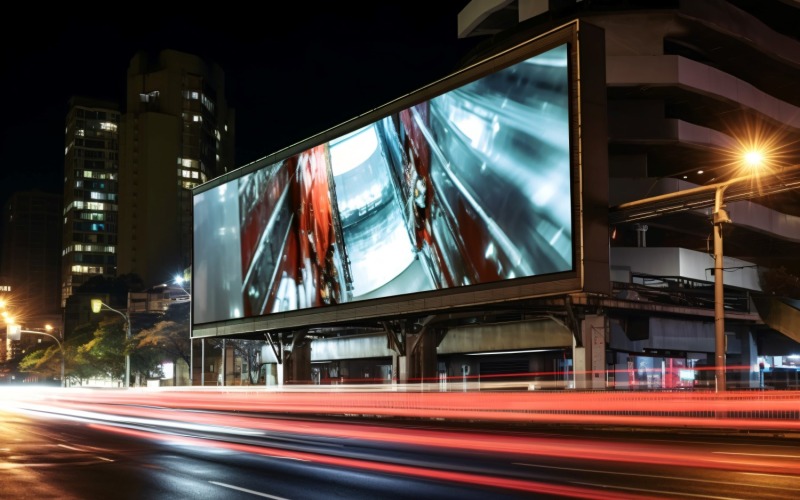 Roadside Billboard Advertisement Mockup 12