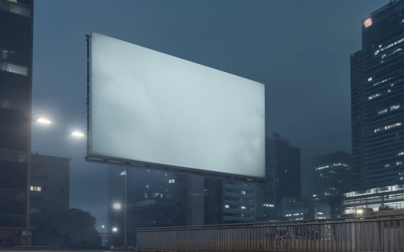 Billboard-advertentiemodel langs de weg 81