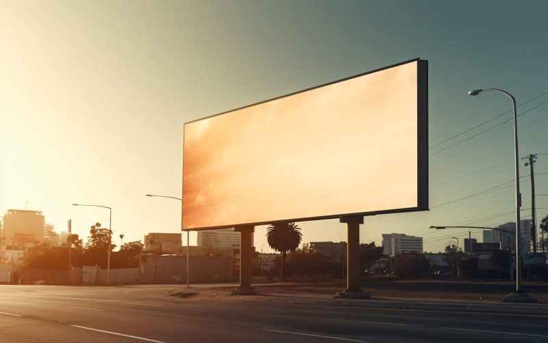Silniční billboardová reklama Mockup 49