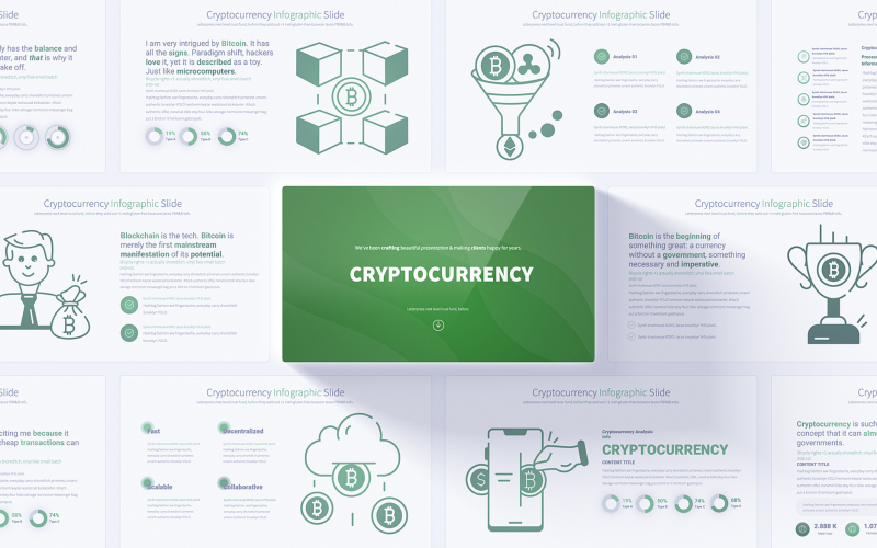 PowerPoint-mallar för kryptovaluta