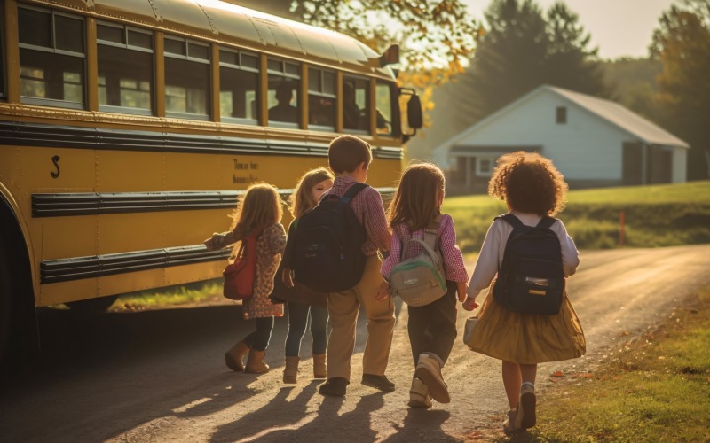 School Rush Kids, mochilas y viajes en autobús 82