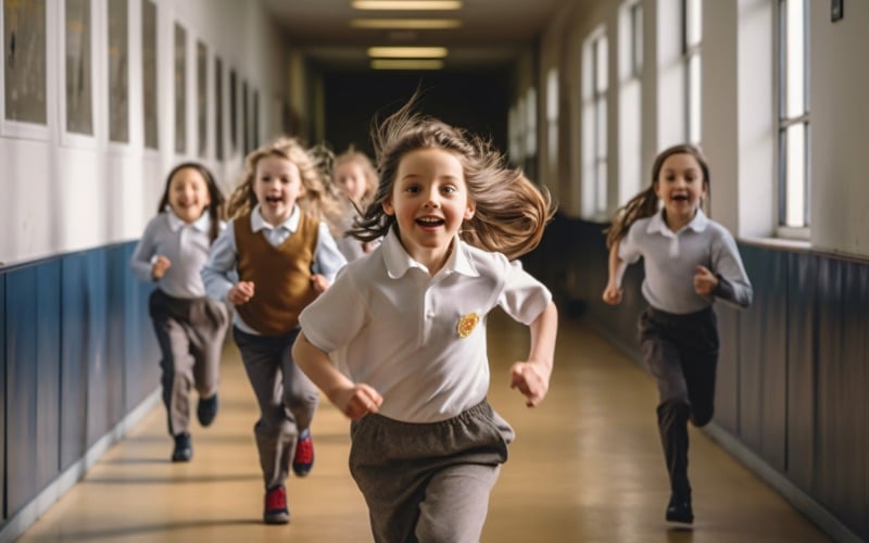 Run Inclass Exciting Back to School Kids running for Class Adventure 237