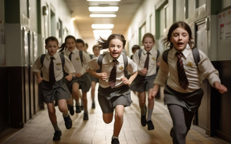 Run Inclass Exciting Back to School Kids running for Class Adventure 239