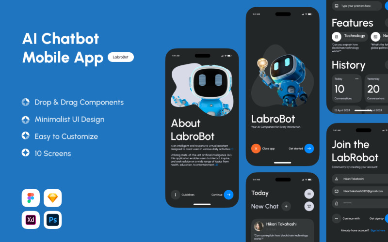 LabroBot - AI Chatbot Mobil Uygulaması
