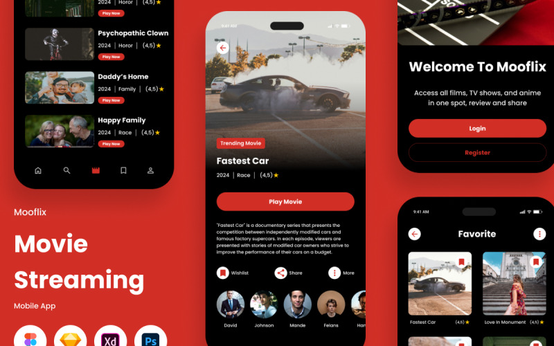 Mooflix - Movie Streaming Mobile App
