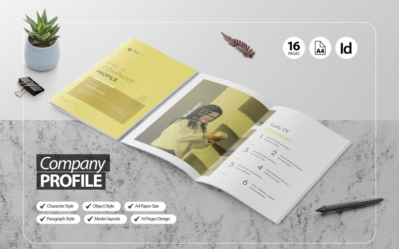 Company Profile Template - 01 #412568 - TemplateMonster