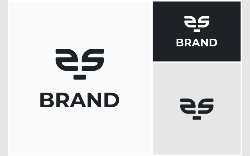 Logo a specchio con lettera SS o 2S
