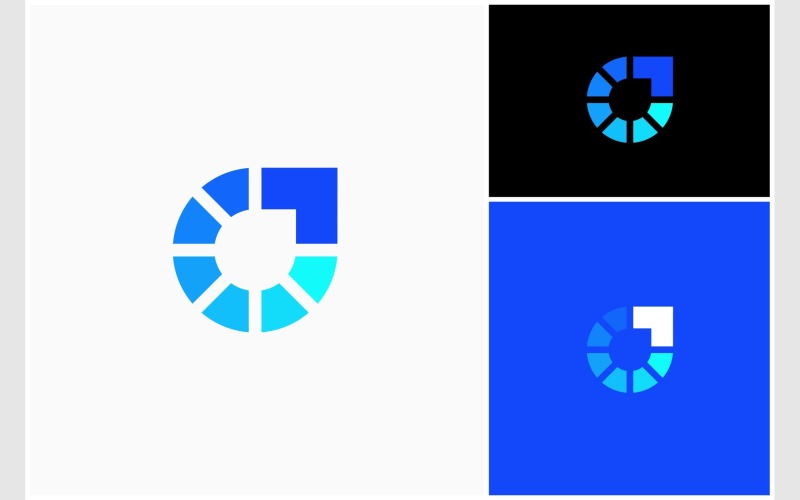 Logotipo de flecha de progreso circular