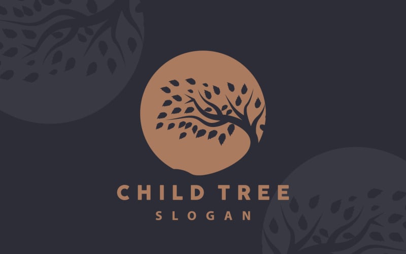 Play tree template illustration tree logoV16