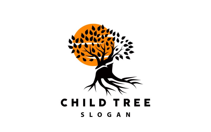 Play tree template illustration tree logoV20