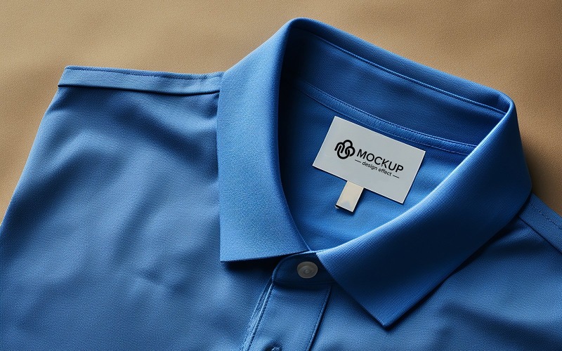 Clothing tshirt label mockup design isolated psd