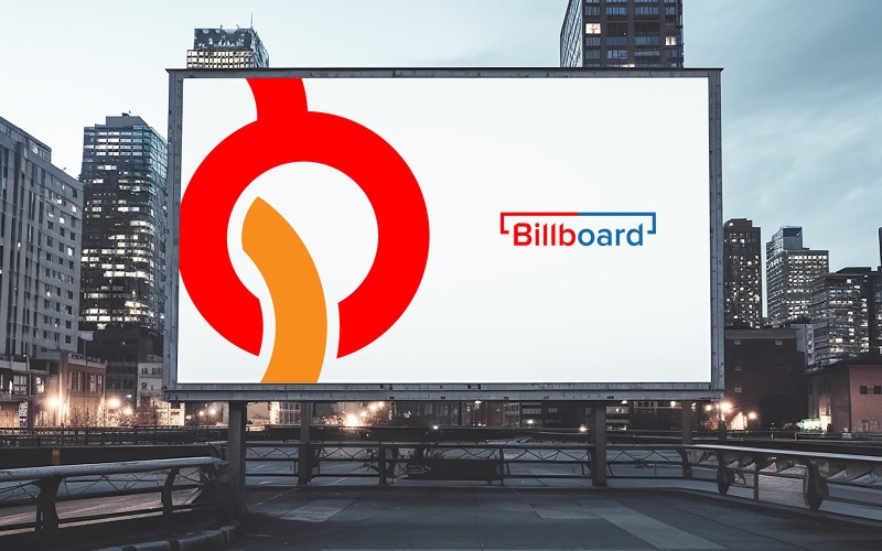 Duża reklama billboardowa do projektowania makiety plakatu psd