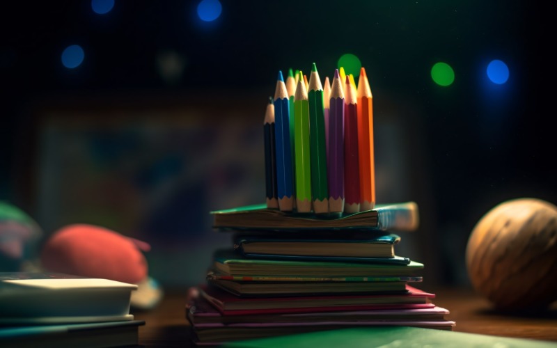 Kolorowy ołówek, książeczki Przybory szkolne 157