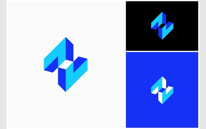 Rhombus Quadrat Abstrakte Geometrie Perspektive Logo