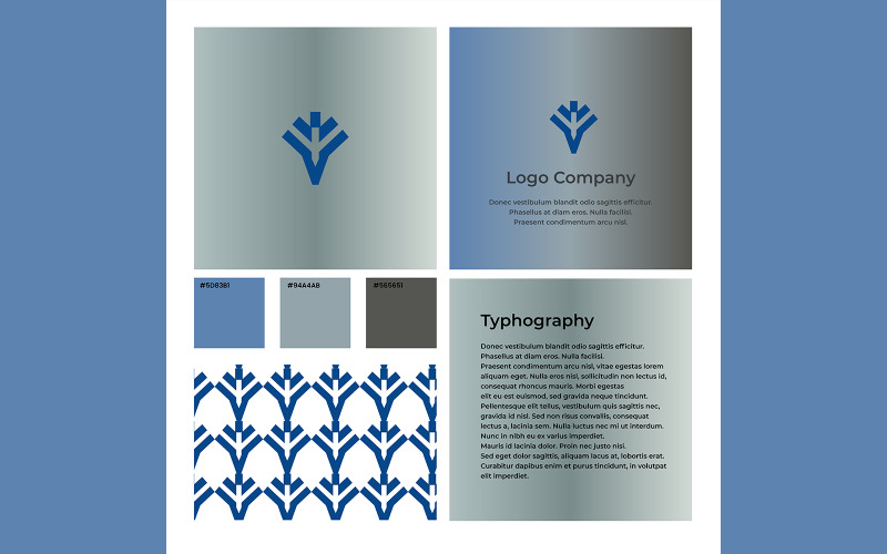 Företagets logotyp unik design 09