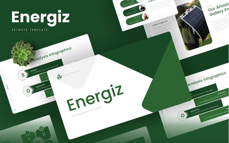 Energiz – Keynote-Vorlage für Solarenergie