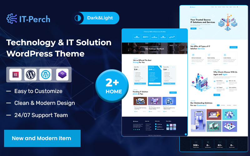 ITPerch – 技术与 IT 解决方案，商业 WordPress 主题