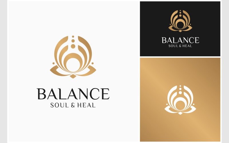 Meditatie Chakra spiritueel logo