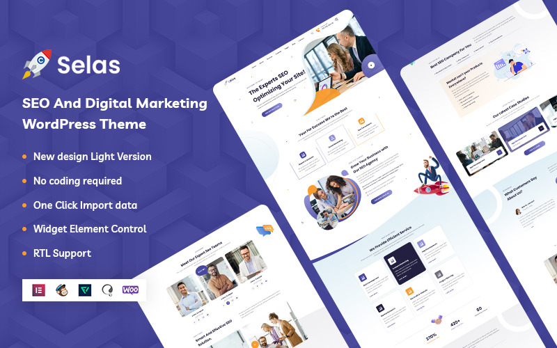 Selas - Tema de WordPress para SEO y marketing digital