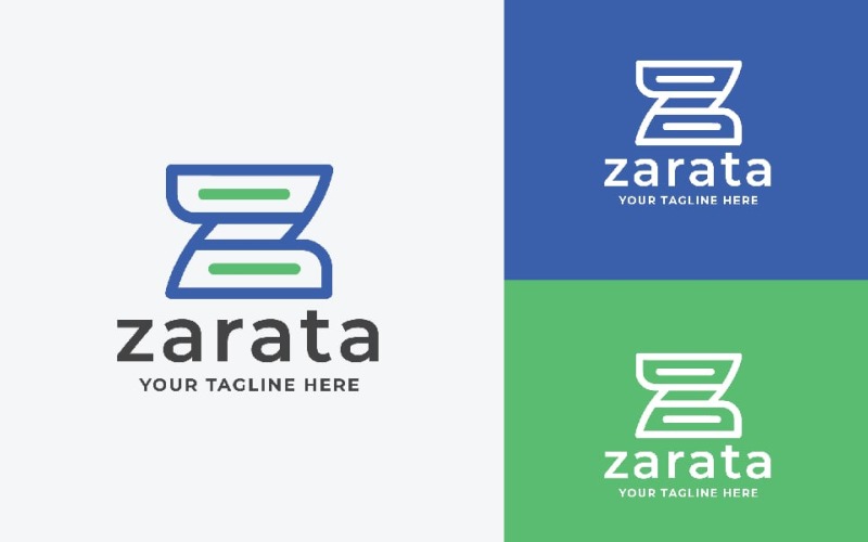 Zarata Letra Z Logotipo Profissional
