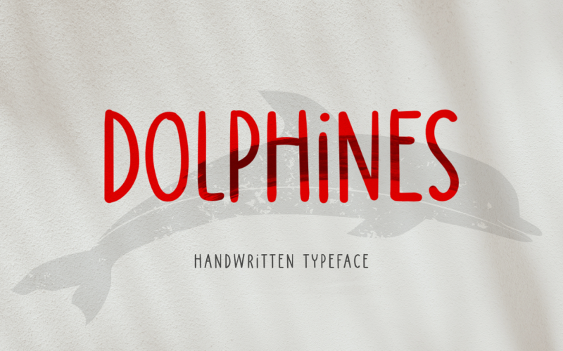 Dolphines - 手写字体