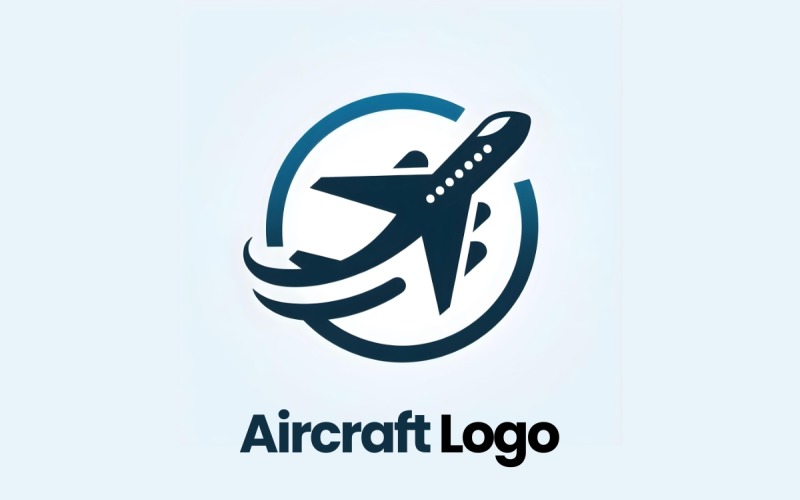 Літак сучасних векторний логотип