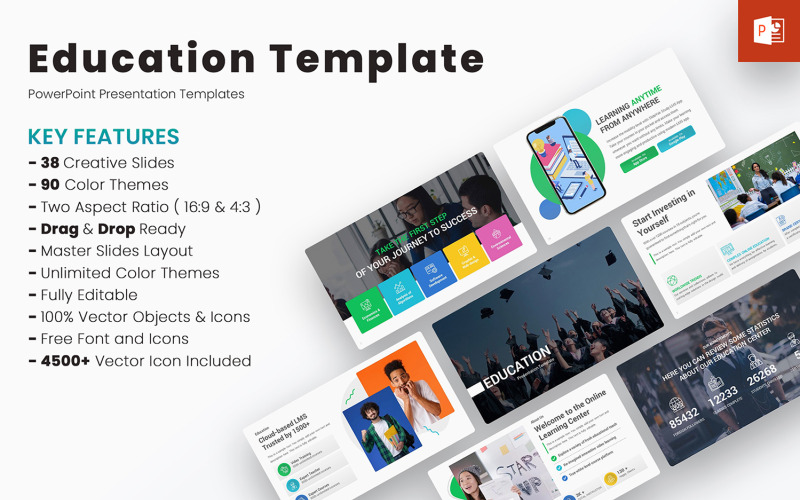 Utbildning PowerPoint-presentationsmallar