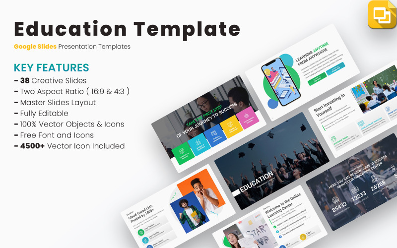 Presentatiesjablonen voor Google Presentaties voor onderwijs en school