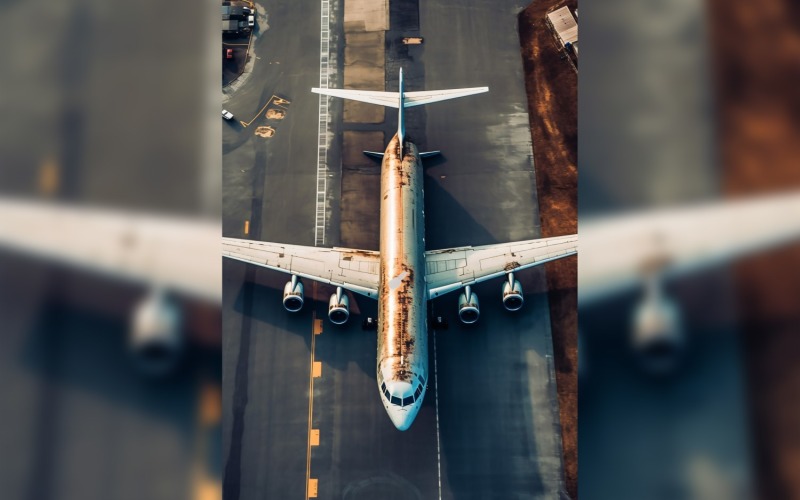 Airbus Draufsicht Stockfotografie 115