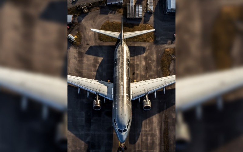 Airbus Top view stock photography 123