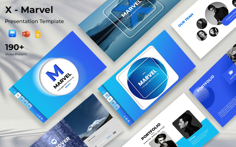 X - Marvel Businessplan-bundelsjabloon