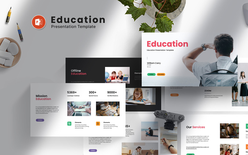 Szablon prezentacji programu PowerPoint dotyczący edukacji korporacyjnej