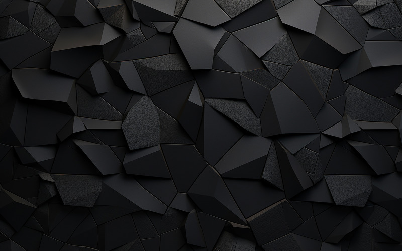 Abstrakte schwarze Texturwand_Schwarze strukturierte Wand_Dunkel strukturierter Steinhintergrund