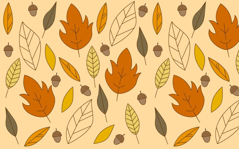 Hallo herfst naadloze patronen