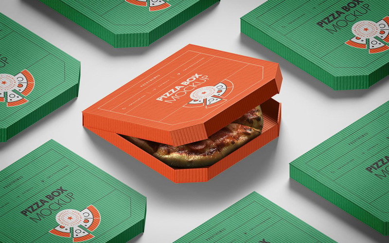 Makieta PSD Box po pizzy, tom 13