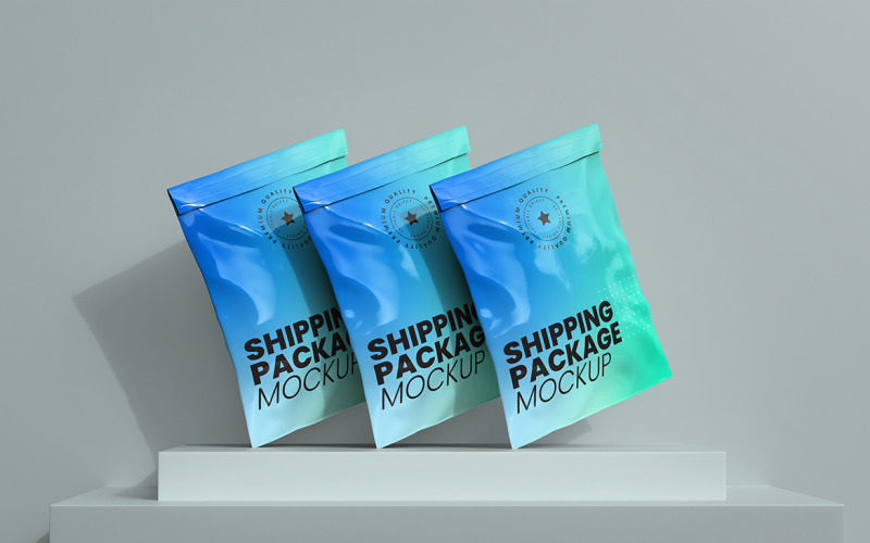 Pacote de envio PSD Mockup Vol 12 #414825 - TemplateMonster