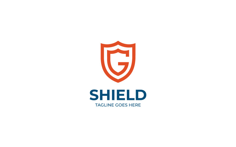 Design de modelo de logotipo G Shield