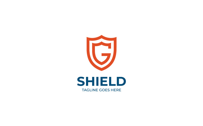 G Shield-logo sjabloonontwerp