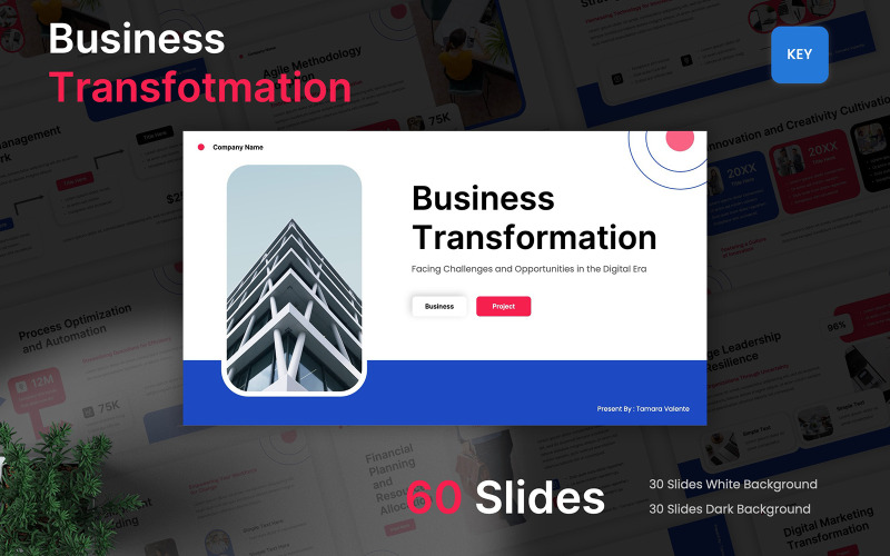 Keynote-Vorlage zur Geschäftstransformation