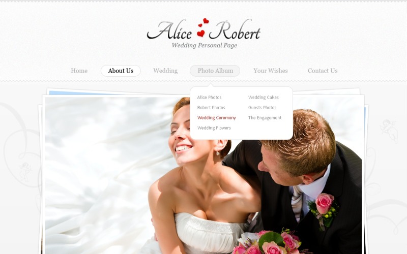 Wedding PSD Template