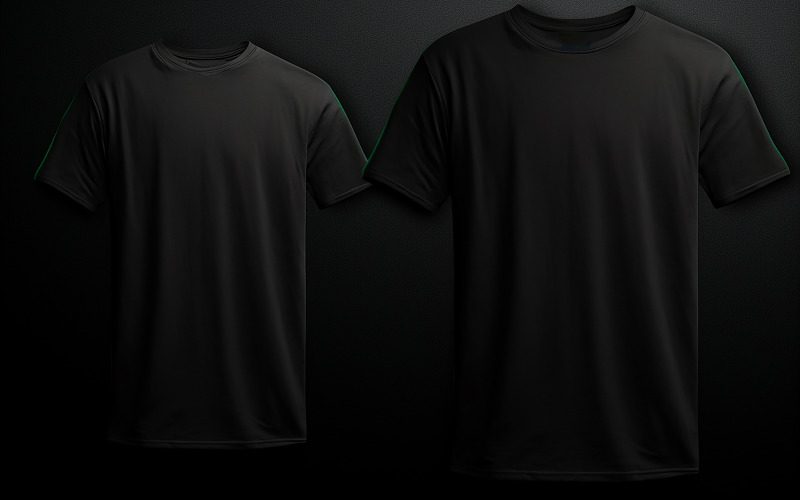 Prázdné tričko design_black Tričko na černé