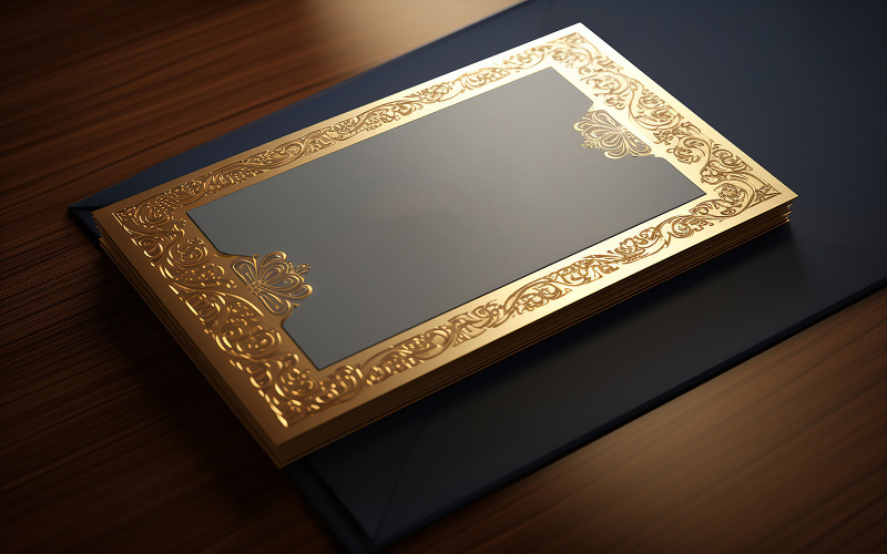 Prázdný obal svatebního přání mockup_blank maketa svatebního přání