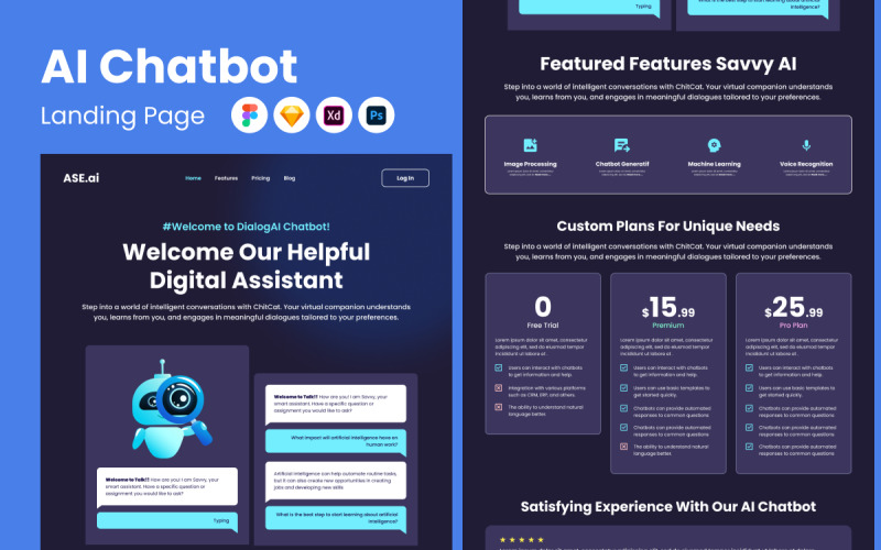 ASE - AI Chatbot-bestemmingspagina V2