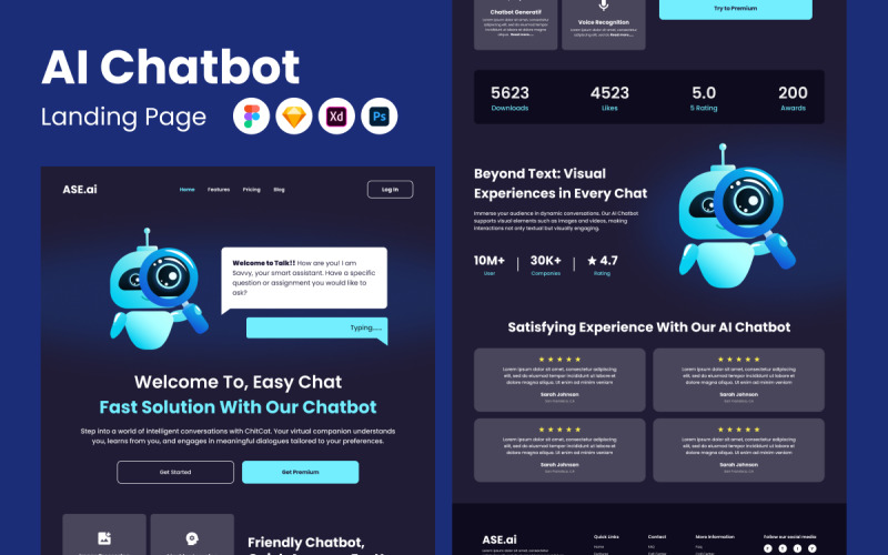 ASE - Pagina di destinazione AI Chatbot V1