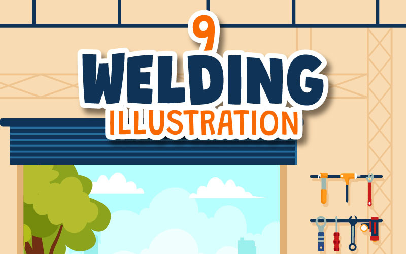 9 Ilustracja usług spawalniczych