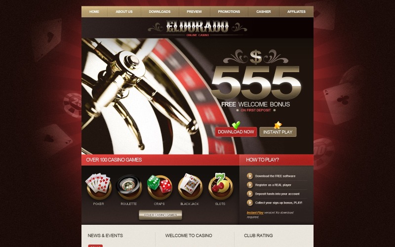 Online Casino Web Sitesi Şablonu